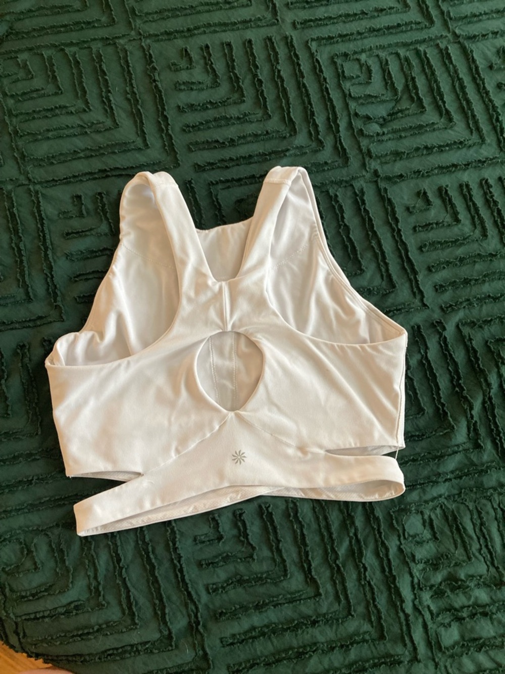 Athleta Cream Twist-Detail Crop Top - Picture 5 of 7